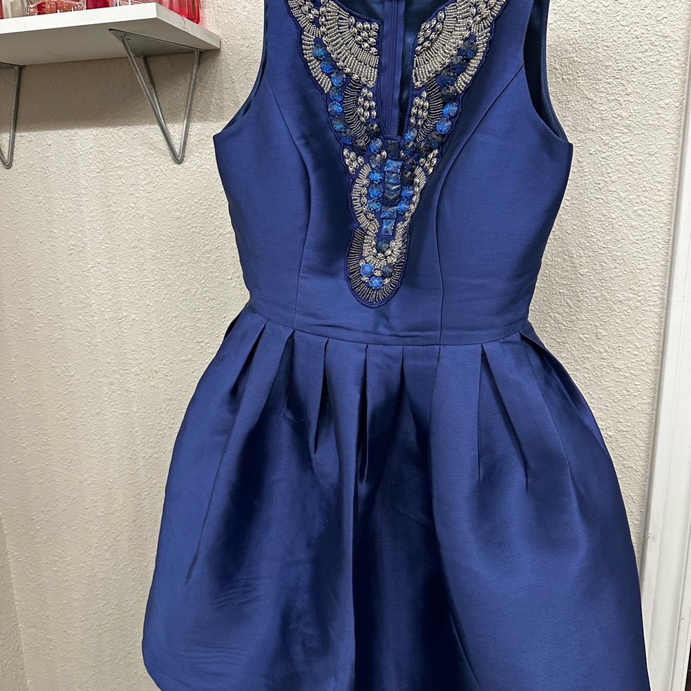 Blue semi formal dress